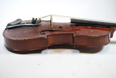 Lot 613 - An early 20th century Czechoslovakian violin,...