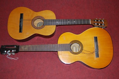 Lot 617 - A Resonata German acoustic guitar, together...