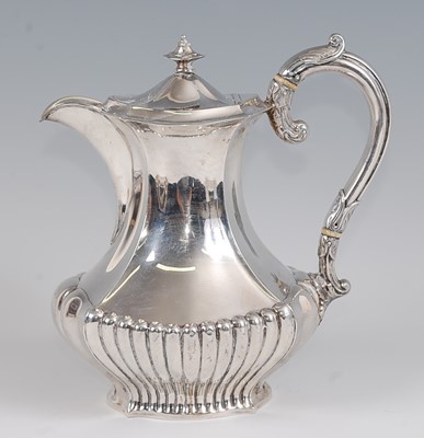 Lot 1171 - A late Victorian silver coffee pot, of...