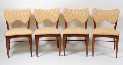 Lot 307 - A set of four 1960s teak dining chairs by...