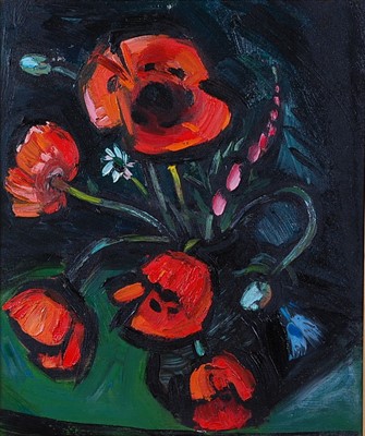 Lot 284 - Theodore Major (1908-1999) - Poppies, Still...