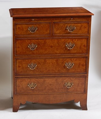 Lot 1556 - A walnut chest in the early 18th century style,...