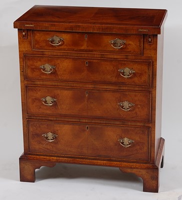 Lot 1594 - A George I style walnut bachelors chest, the...