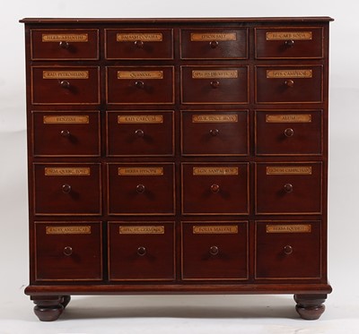 Lot 1584 - A 19th century and later adapted mahogany...