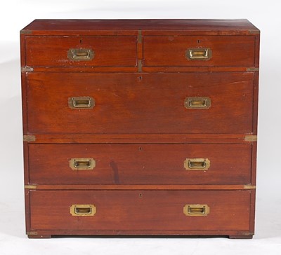 Lot 1605 - *An early 20th century teak, camphor wood and...