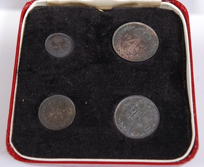 Lot 2225 - Great Britain, 1897 Maundy Money four coin set,...
