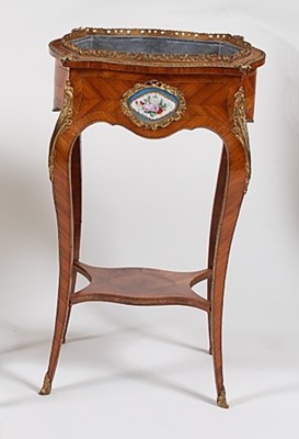 Lot 1589 - A late 19th century French kingwood and ormolu...