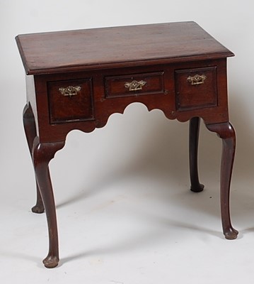 Lot 1585 - *A George III North Country oak and mahogany...