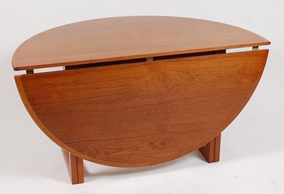 Lot 342 - A 1960s Danish teak dining table,...