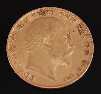 Lot 2109 - Great Britain,1910 gold half sovereign, Edward...