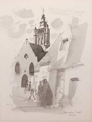 Lot 1426 - John Sergeant (1937-2010) - Jerusalem Church,...