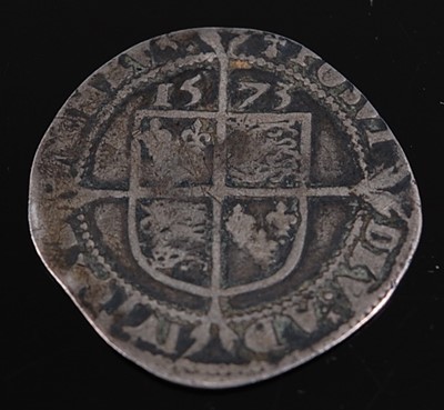 Lot 2195 - England, 1573 sixpence, Elizabeth I bust left...