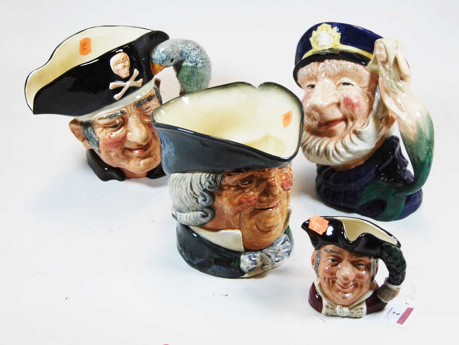Lot 2 - A collection of five Royal Doulton character...