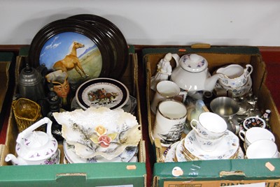 Lot 79 - Two boxes containing a collection of ceramics...