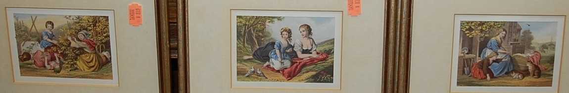 Lot 1046 - A set of four Kronheim Baxter patent prints,...
