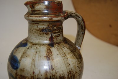 Lot 193 - A Donald Mills studio stoneware jug, signed...