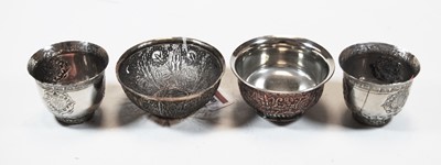 Lot 290 - An early 20th century Eastern white metal...