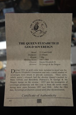 Lot 2200 - Great Britain, 1968 gold sovereign, Elizabeth...