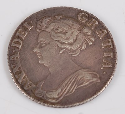 Lot 2247 - Great Britain, 1710 shilling, Queen Anne 4th...