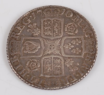 Lot 2247 - Great Britain, 1710 shilling, Queen Anne 4th...