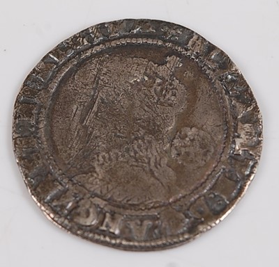 Lot 2248 - England, 1576 sixpence, third issue, obv;...