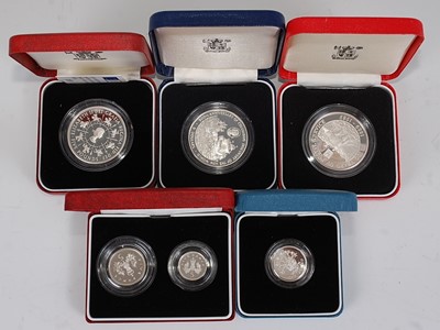 Lot 2010 - The Royal Mint, a collection of silver proof...