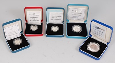 Lot 2014 - Great Britain, a collection of five Royal Mint...