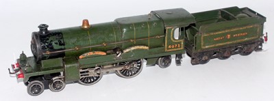 Lot 247 - 1929-33 Hornby No. 3C loco and tender...