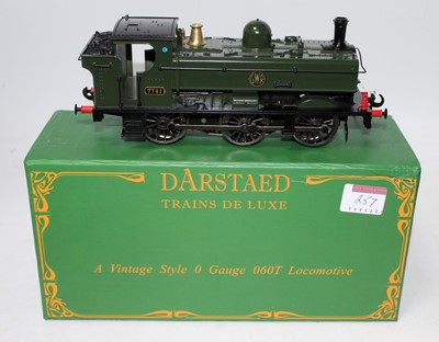 Lot 257 - Darstaed 0-6-0 GWR shirt button green pannier...