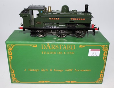 Lot 261 - Darstaed 0-6-0 'Great Western' green pannier...