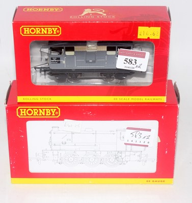 Lot 583 - A Hornby R2533 BR black late crest 0-6-0...