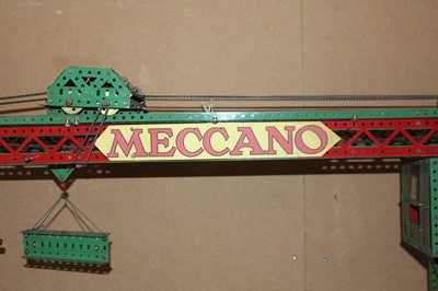 Lot 102 - Meccano window display model, automatic gantry...