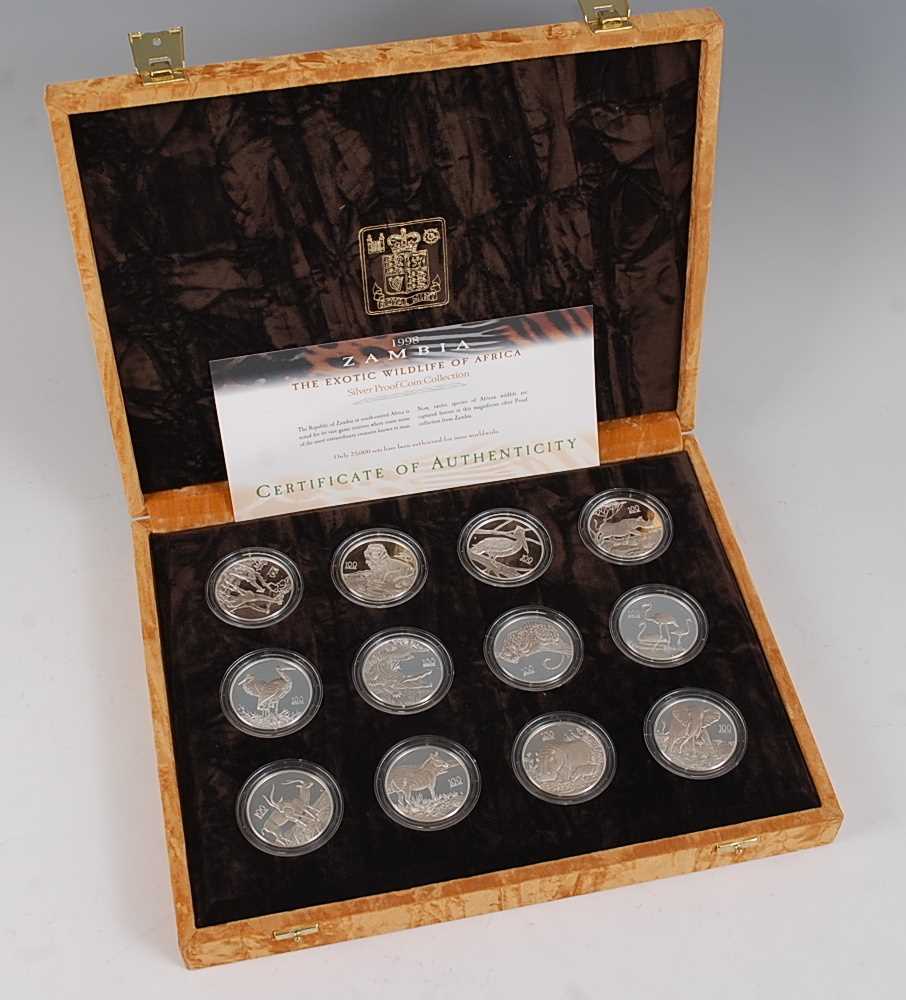 Lot 2045 - The Royal Mint, 1998 Zambia The Exotic...