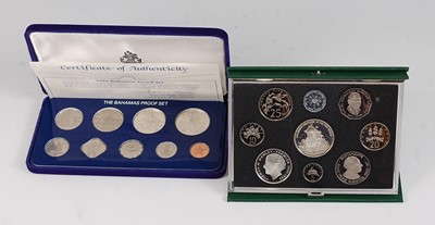 Lot 2053 - Bahamas, 1989 Royal Mint nine coin proof set,...
