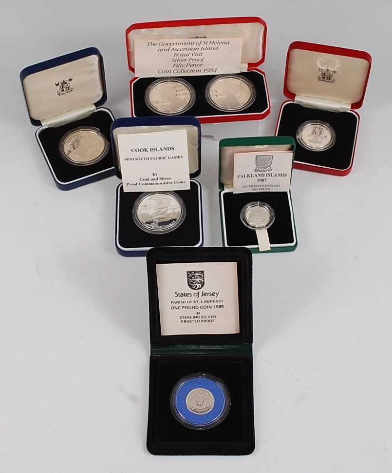 Lot 2056 - The Royal Mint, a collection of silver proof...