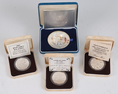 Lot 2057 - The Royal Mint, a collection of four silver...