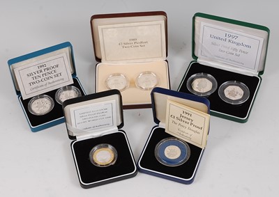 Lot 2070 - Great Britain, a collection of silver proof...