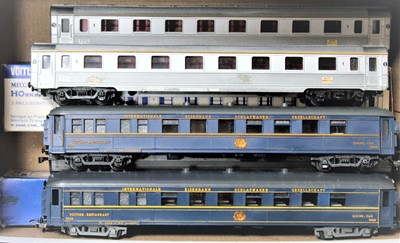 Lot 750 - Five HOrnby-acHO Inox coaches: 7453 with...