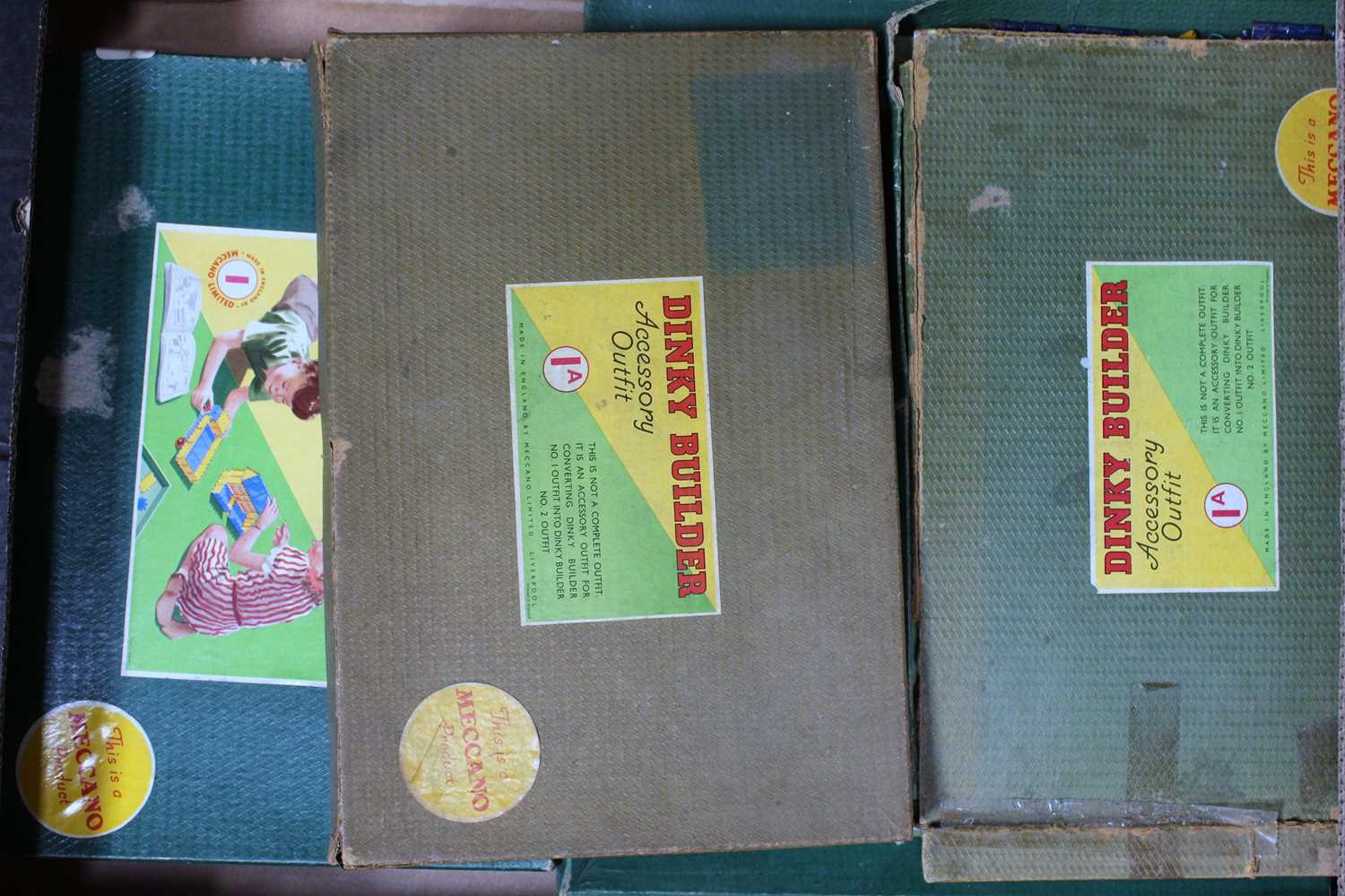 Lot 175 - Large tray containing Dinky builder sets: 2x...