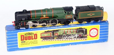 Lot 675 - Hornby Dublo 3235 4-6-2 West Country loco and...