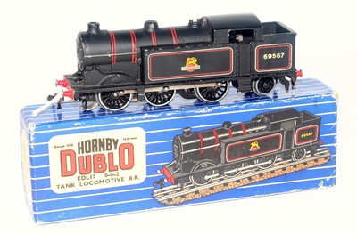 Lot 679 - Hornby Dublo EDL17 0-6-2 tank loco BR 69567...