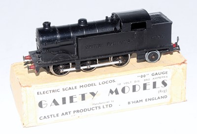 Lot 681 - Gaiety Models 3 rail 0-6-2 tank loco, black,...