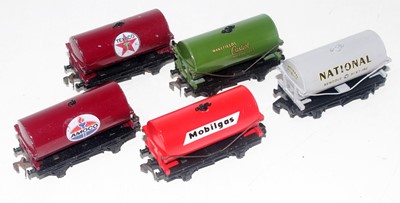 Lot 698 - Five tank wagons totally repainted into...