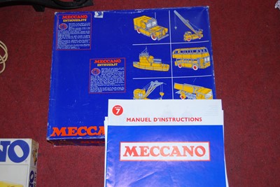 Lot 156 - 4 Meccano outfits: No. 8 1990s appears unused,...