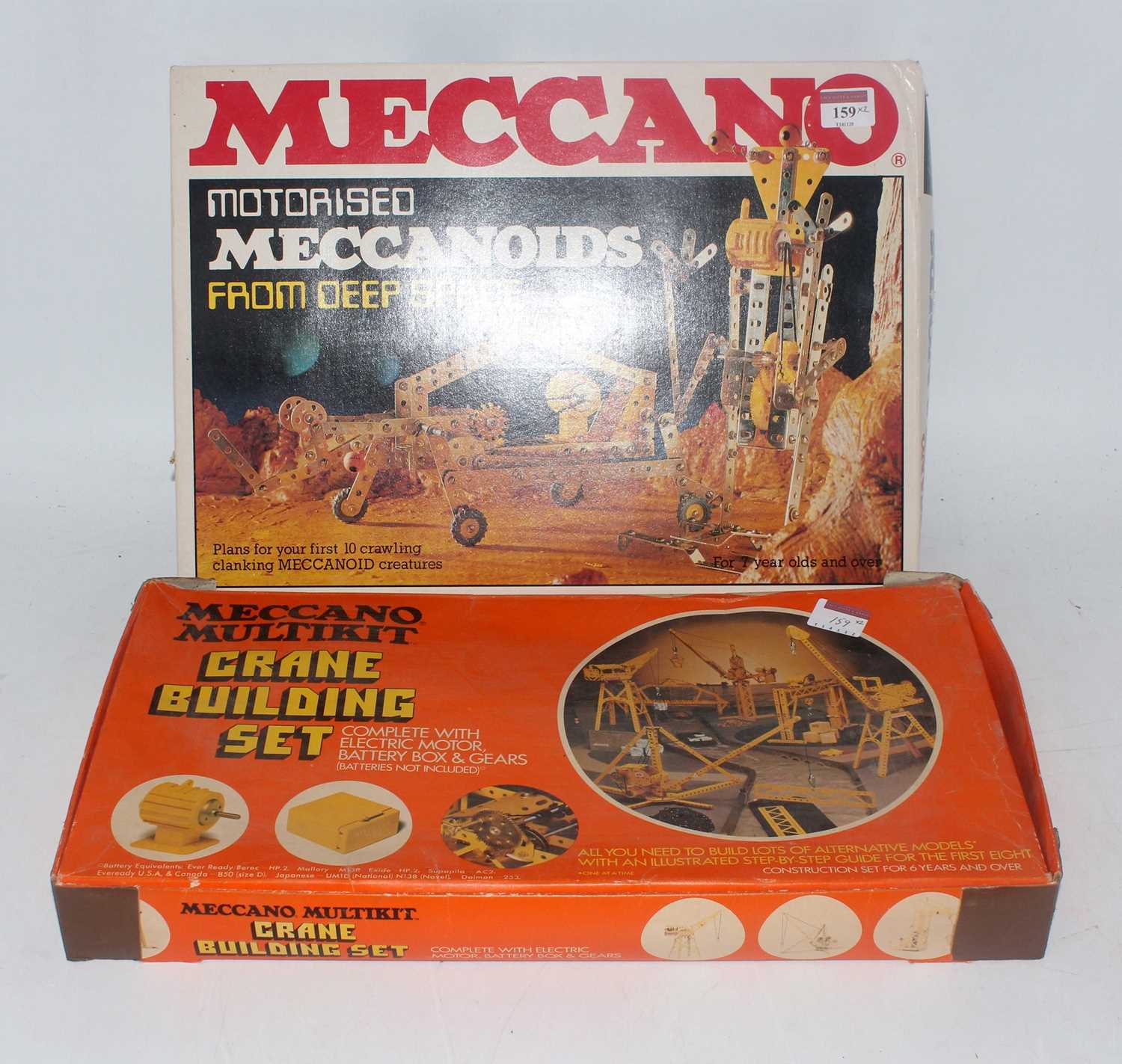 Lot 159 - Two modern Meccano sets: Motorised Meccanoids...