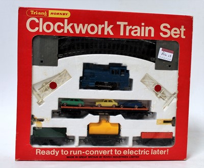 Lot 806 - Hornby RS691 and RS88 clockwork trains etc,...