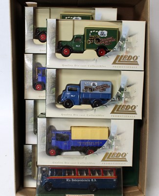 Lot 736 - 11 Lledo 'Promotional' road vehicles and one...