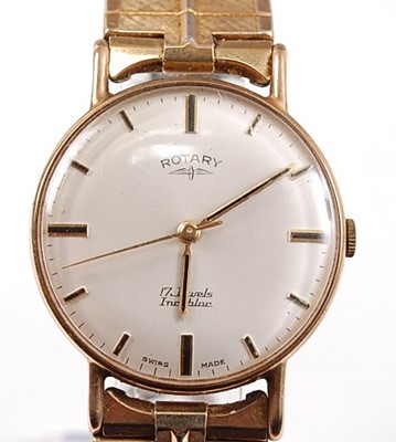 Lot 2528 - A Gents Rotary 9ct yellow gold manual wind...