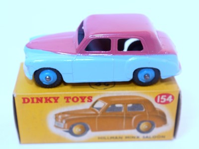 Lot 1922 - A Dinky Toys No. 154 Hillman Minx saloon...