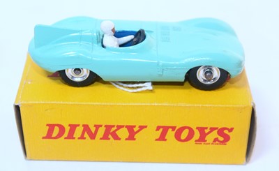 Lot 1923 - A Dinky Toys No. 238 Jaguar D-type racing car...